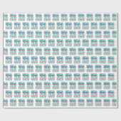 古いおもしろいランナー – より速い年齢グループランニングの ラッピングペーパー (フラット)