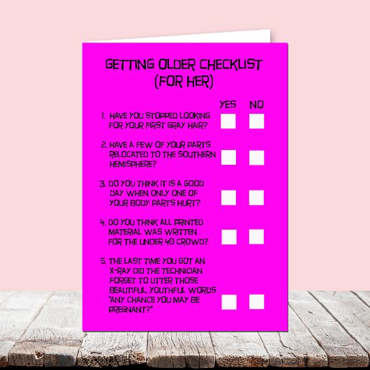 古いおもしろい誕生日カードを取得する カード