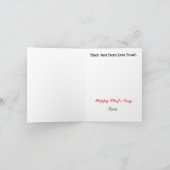 古いおもしろい調理師シェフデイカード カード (内部)