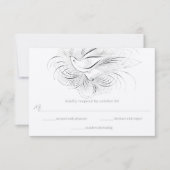 古いお金、愛する鳥、 出欠カード (正面)