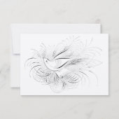 古いお金、愛する鳥、 出欠カード (裏面)