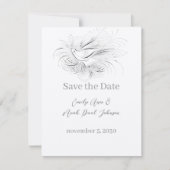 古いお金、愛する鳥、 招待状 (正面)