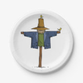 古いかかし ペーパープレート (正面)