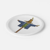 古いかかし ペーパープレート (アングル)