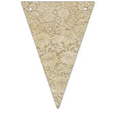 古いかぎ針編みのレースの花柄パターン + あなたのアイディア バンティングフラッグ (第3の旗)