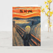 「古いか」。かいかにあなたは (ブロンドの女性)カード カード (黄色い花)