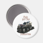 古いがトラック忘れ車 マグネット (正面/裏面)