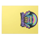 古いが名前をカスタムするのテ素晴らしートパッド ノートパッド (正面)