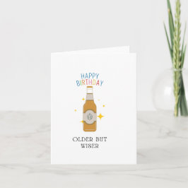 古いが賢いPuns誕生日カード カード