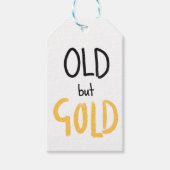 古いが金ゴールド ギフトタグ (正面)