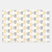 古いが金ゴールド ラッピングペーパーシート (正面)