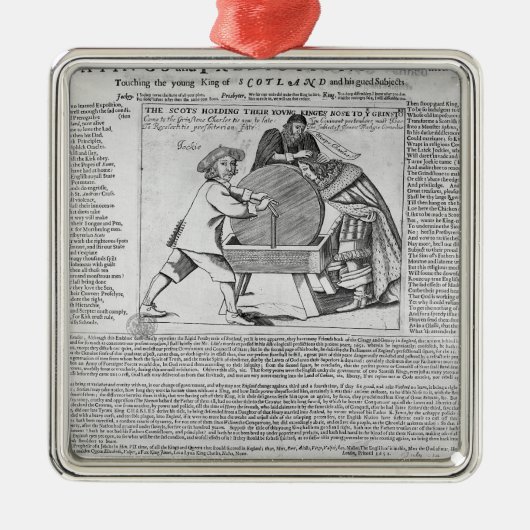 古いことわざおよび予言 メタルオーナメント (正面)