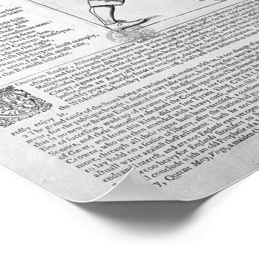 古いことわざと予測 ポスター (角)