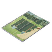 「古いのの花のファンタジーのための本のカバーのデザイン ノートブック (左側)