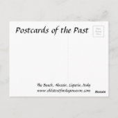 古いはがき – イタリア、リグリア、アラシオ ポストカード (裏面)