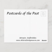 古いはがき – ウトキセタ、(犬)スタッフォード ポストカード (裏面)