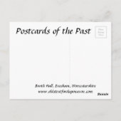 古いはがき – ウースターシャー、エヴェシャム ポストカード (裏面)