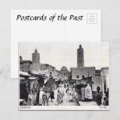 古いはがき – カイルアン、チュニジア ポストカード (正面/裏面)