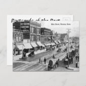 古いはがき – カンザス州ニュートン ポストカード (正面/裏面)