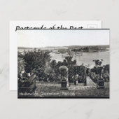 古いはがき – クイーンズタウン、コーク ポストカード (正面/裏面)