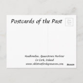 古いはがき – クイーンズタウン、コーク ポストカード (裏面)