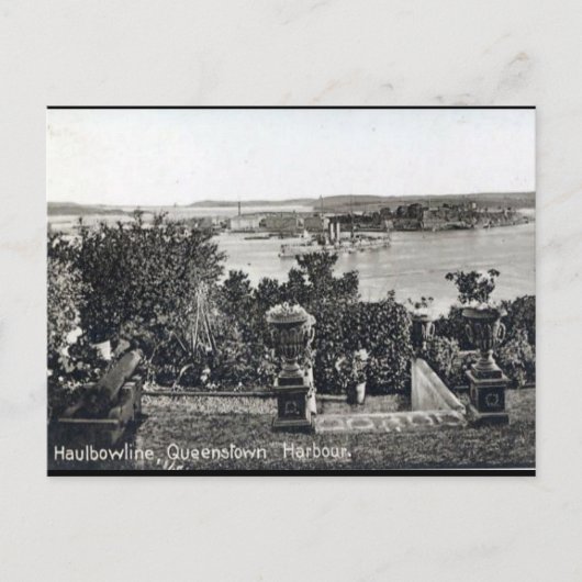 古いはがき – クイーンズタウン、コーク ポストカード (正面)