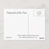 古いはがき – クロプトンブリッジ、ストラットフォードアポンエイボン ポストカード (裏面)