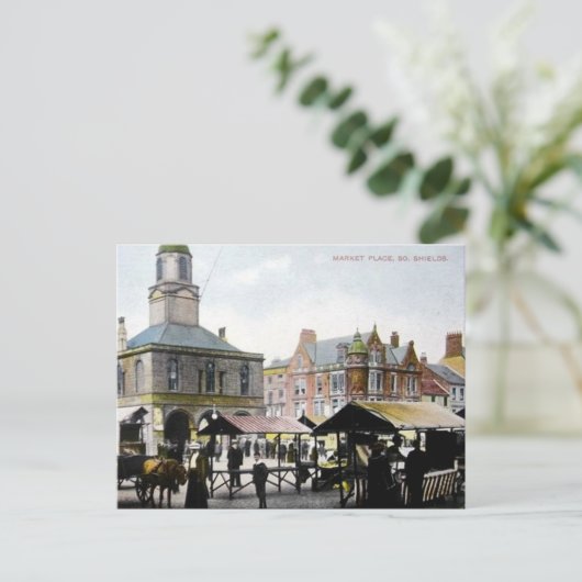 古いはがき – サウスシールド、タイン、衣服 ポストカード (スタンド正面)