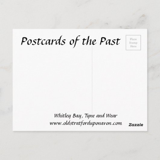 古いはがき – ザプロムナード,ホイットレーベイ ポストカード (裏面)