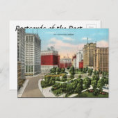 古いはがき – デトロイト、ミシガン ポストカード (正面/裏面)