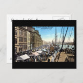 古いはがき – ニューカッスルオンタイン ポストカード (正面/裏面)