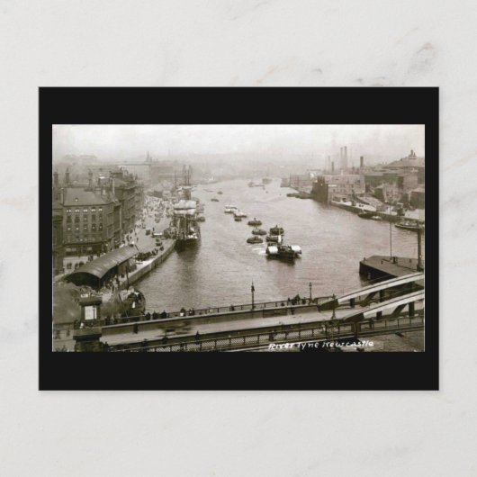 古いはがき – ニューカッスル – アポン – タイン ポストカード (正面)