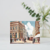 古いはがき – ニュー通り、バーミンガム ポストカード (スタンド正面)