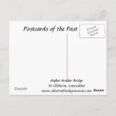 古いはがき – ハイザーホダー、ランカシャー ポストカード (裏面)