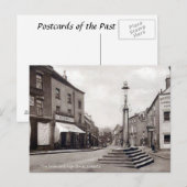 古いはがき – ハイ通り、チードル ポストカード (正面/裏面)