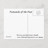 古いはがき – ハイ通り、チードル ポストカード (裏面)