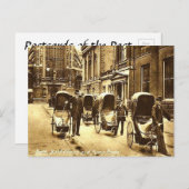 古いはがき – バスチェア、バス ポストカード (正面/裏面)