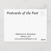 古いはがき – バーミンガム、アラバマ ポストカード (裏面)