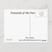 古いはがき – パインマーテン ポストカード (裏面)