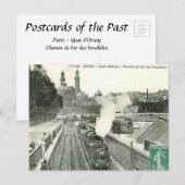 古いはがき – パリ、クアイドルセイ ポストカード (正面/裏面)