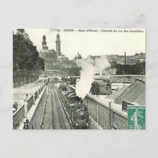 古いはがき – パリ、クアイドルセイ ポストカード (正面)