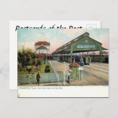 古いはがき – ヒューストン、テキサス州 ポストカード (正面/裏面)