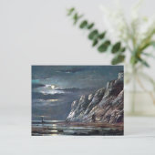 古いはがき – ビーチヘッドライトハウスサセックス ポストカード (スタンド正面)