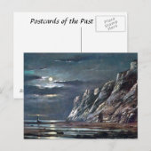 古いはがき – ビーチヘッドライトハウスサセックス ポストカード (正面/裏面)