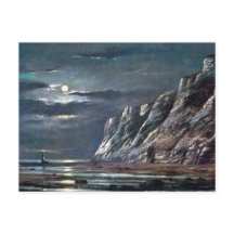 古いはがき – ビーチヘッドライトハウスサセックス