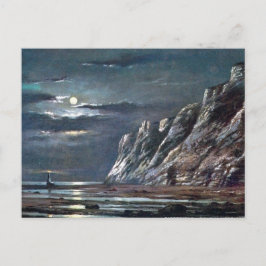 古いはがき – ビーチヘッドライトハウスサセックス ポストカード