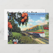 古いはがき – フロリダの「Streamliner」 ポストカード (正面/裏面)