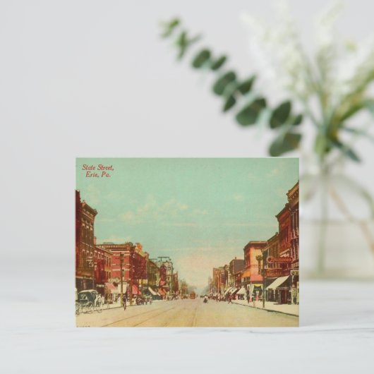 古いはがき – ペンシルベニア州エリー ポストカード (スタンド正面)