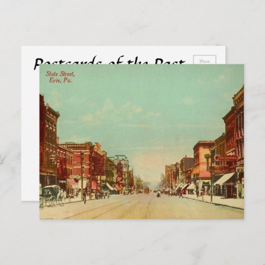 古いはがき – ペンシルベニア州エリー ポストカード (正面/裏面)