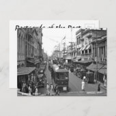 古いはがき – ホノルル、ハワイ ポストカード (正面/裏面)